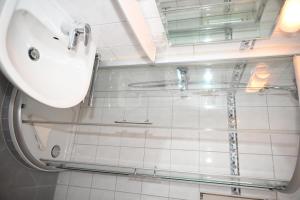 Koupelna v ubytování Hotel Passat