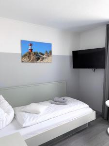 TV a/nebo společenská místnost v ubytování Hotel Passat