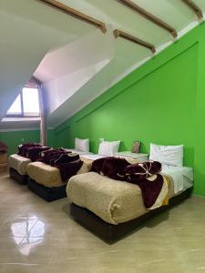 Gite Pyramides客房内的一张或多张床位