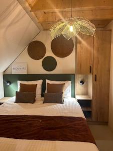 Ένα ή περισσότερα κρεβάτια σε δωμάτιο στο Big lodge 6 persons