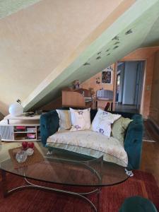 Posezení v ubytování Ferienwohnung Fischer