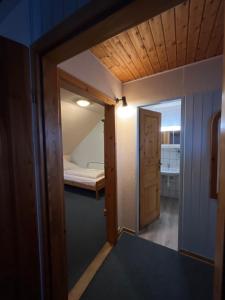 Postel nebo postele na pokoji v ubytování Hotel Mühleneck
