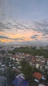 a view of a city with houses and buildings at Slai Staycation Near Mactan Newtown in Lapu Lapu City