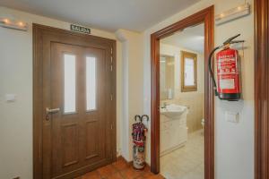 Koupelna v ubytování La Cabaña