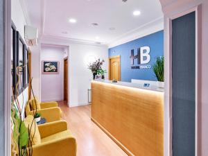 TV a/nebo společenská místnost v ubytování Hostal Bianco