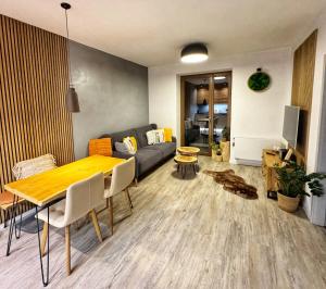 Et opholdsområde på Apartmán Vista Rokytnice