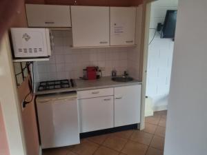 Kuchyň nebo kuchyňský kout v ubytování vakantiehuis en appartement De Harscamp