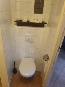 Koupelna v ubytování vakantiehuis en appartement De Harscamp