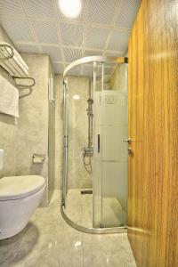 Koupelna v ubytování Kalkan Hotel