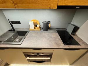 Køkken eller tekøkken på Apartmán Vista Rokytnice