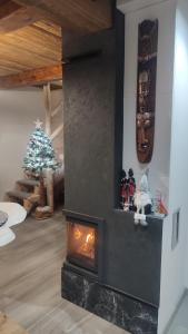 Gambar di galeri bagi Domek Viking z prywatnym ogrzewanym basenem sauną oraz balią z jacuzzi di Gródek Nad Dunajcem
