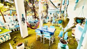 Viik wellness inn -3 Star Resort in Arambol Beach外面的花园