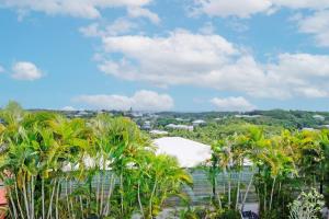 - une vue sur une ville bordée de palmiers dans l'établissement Villa Dampierre, au Gosier 22 autres photos
