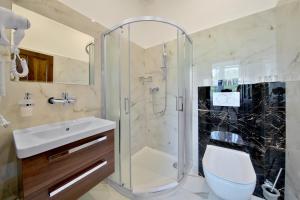 Kúpeľňa v ubytovaní Hotel Štekl - Hrubá Skála