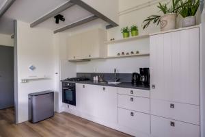 Η κουζίνα ή μικρή κουζίνα στο Grasmus I Kalme Woning met Openhaard en Tuin