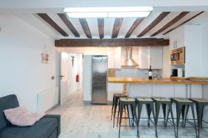 Η κουζίνα ή μικρή κουζίνα στο Encantador apartamento en el corazón de Pamplona