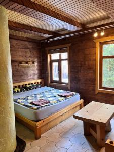 Postel nebo postele na pokoji v ubytování Chalet Truten