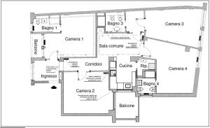 Planimetria di Tu chiamale emozioni 3 suite