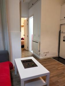 Kuchyň nebo kuchyňský kout v ubytování El pisito de Malasaña + 3 fotografie