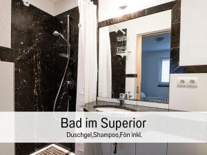 Vannituba majutusasutuses Elke`s Ötztal Apartments - Nahe Therme, herzlich, stilvoll, aussichtsreich