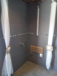 Koupelna v ubytování Cabane en bois POD 2