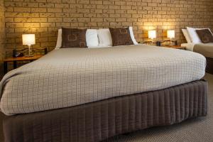 Mannum Motelにあるベッド