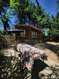 Zahrada ubytování Cabaña Valle del Elqui, La Campana