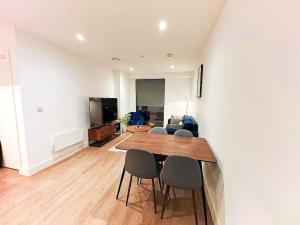 TV a/nebo společenská místnost v ubytování Luxury Apartment in Newcastle City Centre