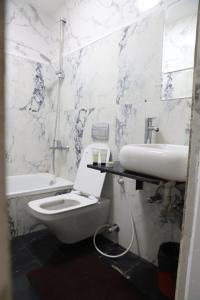 Et badeværelse på New Palace