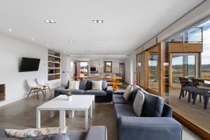 Posezení v ubytování El Pujol