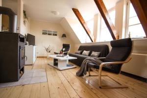 Kuchyň nebo kuchyňský kout v ubytování Haus Steffchen - Gemütliche Auszeit nahe der Ostsee