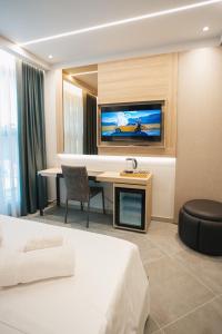 Voodi või voodid majutusasutuse Hotel Flamingo 1 toas