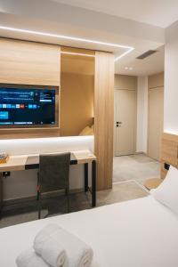 Voodi või voodid majutusasutuse Hotel Flamingo 1 toas