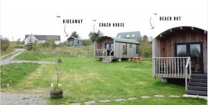 Zahrada ubytování Araucaria Croft Skye