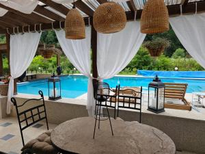 Bazén v ubytování Intimo Spa Grza nebo v jeho okolí