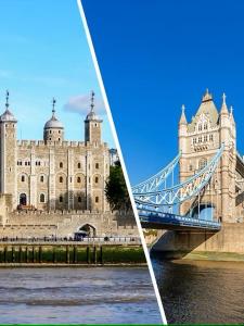 a picture of the tower of london with a bridge at Leman House in London