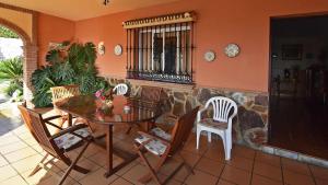 En balkon eller terrasse på Villa La Palma