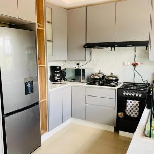 Η κουζίνα ή μικρή κουζίνα στο Framans Holiday Home