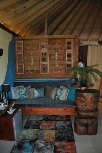Posezení v ubytování Mango Island Lodges