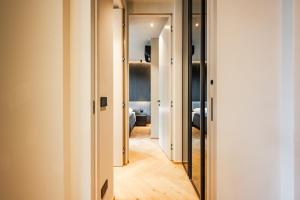 A bed or beds in a room at Luxury Suite with View Steps from the Duomo