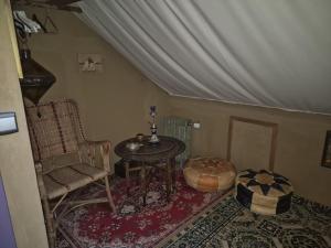 Posezení v ubytování B&B Le Relais de Charlinette