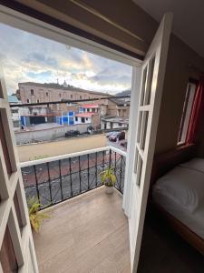 Balkón nebo terasa v ubytování Hotel Casa Colonial Montufar