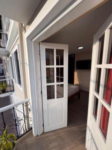 Balkón nebo terasa v ubytování Hotel Casa Colonial Montufar