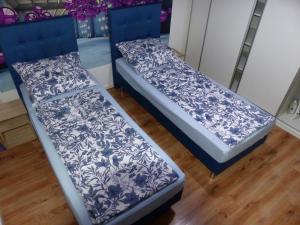 Posteľ alebo postele v izbe v ubytovaní Apartament Kraszewskiego