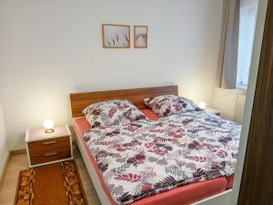 Postel nebo postele na pokoji v ubytování Kleine Auszeit