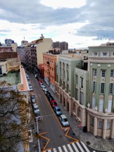 Γενική άποψη της πόλης Κάλιαρι ή θέα της πόλης από  αυτό το διαμέρισμα