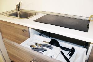 Køkken eller tekøkken på Appartamento In Piazza + 17 billeder