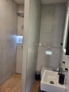 Koupelna v ubytování Apartmány Svatý Mikuláš