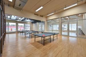 Stolní tenis v ubytování Aparthotel Kleinwalsertal nebo okolí