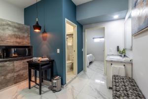 Koupelna v ubytování Pequeño espacio, gran lujo en Zapotlanejo Suite 304 + 19 fotografií